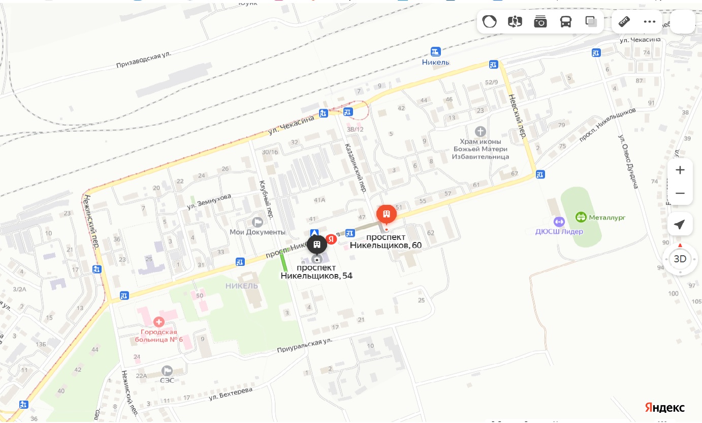 Маршрут проезда к Лицею